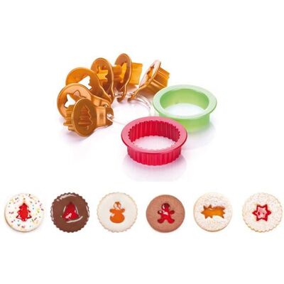 Tescoma 630912 Set aus 8 Weihnachts-Ausstechformen Tescoma 630912 Set aus 8 Weihnachts-Ausstechformen