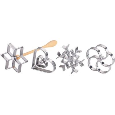 Tescoma 630048 Edelstahl-Ausstecher - 4 Formen Tescoma 630048 Edelstahl-Ausstecher - 4 Formen