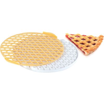 Tescoma Cookie Cutter - 30cm, White, Yellow - Cookie Cutter for Crostata Tescoma Cookie Cutter - 30cm, White, Yellow - Cookie Cutter for Crostata