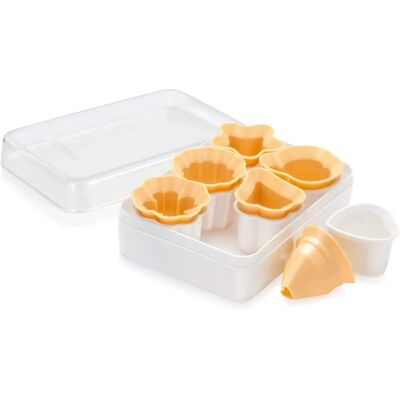Tescoma Delicia Ausstechformen für Kekse - 6 Stück, gelb/weiß Tescoma Delicia Ausstechformen für Kekse - 6 Stück, gelb/weiß