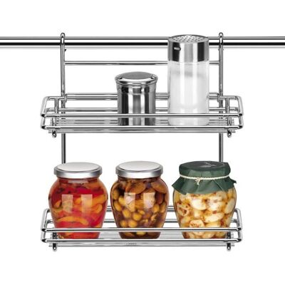 Tescoma Wall-mounted Double Shelf - Kitchenware Organizer Tescoma Wall-mounted Double Shelf - Kitchenware Organizer