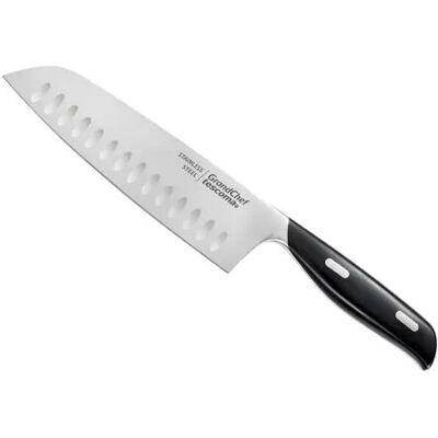 Cuchillo Santoku de Acero Inoxidable Tescoma - Utensilio de Cocina Cuchillo Santoku de Acero Inoxidable Tescoma - Utensilio de Cocina