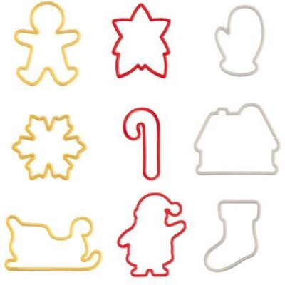 Tescoma 630901 Ensemble de découpoirs à biscuits - Multicolore - Set de découpoirs Tescoma 630901 Ensemble de découpoirs à biscuits - Multicolore - Set de découpoirs