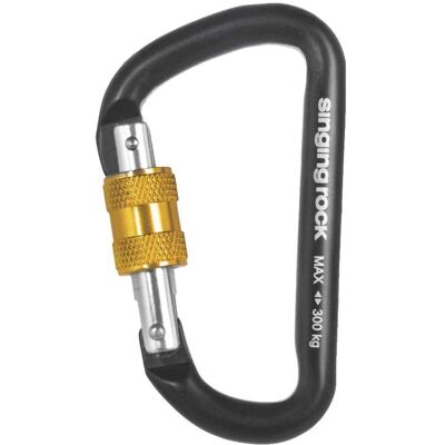 SINGING ROCK Mini D Screw Karabiner - Klíčenka, Připevnění lezecké boty, 3 kN SINGING ROCK Mini D Screw Karabiner - Klíčenka, Připevnění lezecké boty, 3 kN