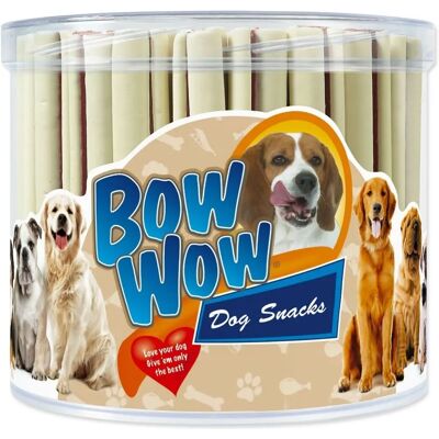 Bow Wow Turbinki s masovou příchutí - Pamlsek pro psa, Masová příchuť, Odměna a svačina - 55 ks Bow Wow Turbinki s masovou příchutí - Pamlsek pro psa, Masová příchuť, Odměna a svačina - 55 ks
