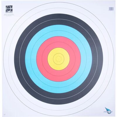Yate 80cm Íjász cél - Tartós papír és nylon, 10 darabos készlet Yate 80cm Íjász cél - Tartós papír és nylon, 10 darabos készlet