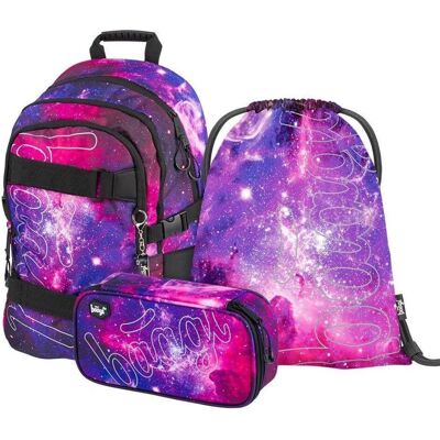 BAAGL Galaxy Schultasche-Set - Ergonomisch, Wasserdicht, Skate-Design BAAGL Galaxy Schultasche-Set - Ergonomisch, Wasserdicht, Skate-Design