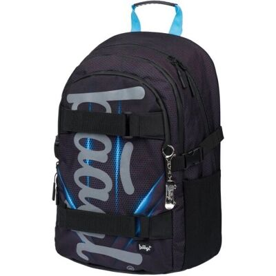 Školní batoh BAAGL Skate Bluelight - 3 komory, voděodolný, 25L Školní batoh BAAGL Skate Bluelight - 3 komory, voděodolný, 25L