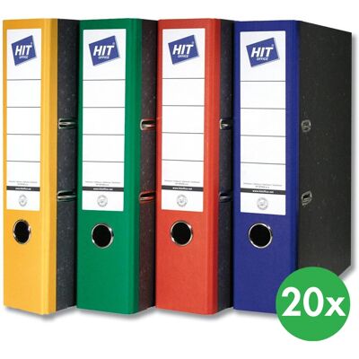 HIT Office Segregator z Kolorowym Grzbietem - 7,5cm - Segregator HIT Office Segregator z Kolorowym Grzbietem - 7,5cm - Segregator