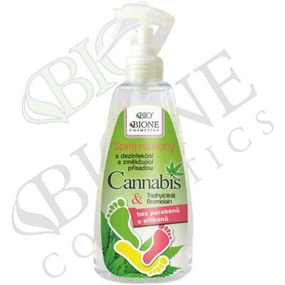 Spray per i piedi con Cannabis di Bione Cosmetics - 260ml Spray per i piedi con Cannabis di Bione Cosmetics - 260ml