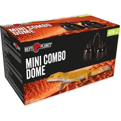 Repti Planet Podwójna Mini 2x40W Lampa Grzewcza dla Gekonów Repti Planet Podwójna Mini 2x40W Lampa Grzewcza dla Gekonów
