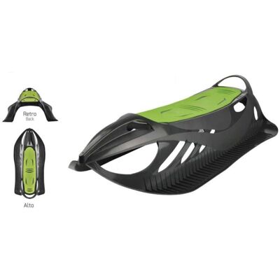 Plastkon Gizmo Schlitten - Neon Grün/Schwarz - Für 2 Personen Plastkon Gizmo Schlitten - Neon Grün/Schwarz - Für 2 Personen