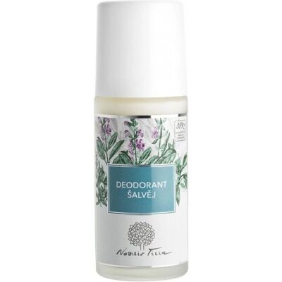 Deodorant s šalvějí Nobilis Tilia - Dlouhotrvající, Veganský, Pro ženy Deodorant s šalvějí Nobilis Tilia - Dlouhotrvající, Veganský, Pro ženy