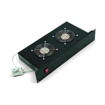 Triton RAB-CH-X01-A1 - Horizontale 19-Zoll-Belüftungseinheit, 2 Ventilatoren, 2 HE, schwarz Triton RAB-CH-X01-A1 - Horizontale 19-Zoll-Belüftungseinheit, 2 Ventilatoren, 2 HE, schwarz