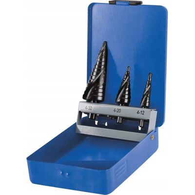 Conjunto de 3 brocas escalonadas EXTOL CRAFT - Metal Conjunto de 3 brocas escalonadas EXTOL CRAFT - Metal
