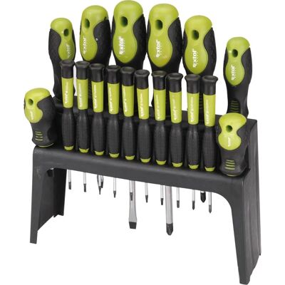 Sada 18 šroubováků Extol Craft 53145 - Magnetické, CrV Sada 18 šroubováků Extol Craft 53145 - Magnetické, CrV