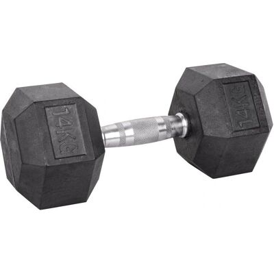 Hantla sześciokątna inSPORTline 14kg Hantla sześciokątna inSPORTline 14kg