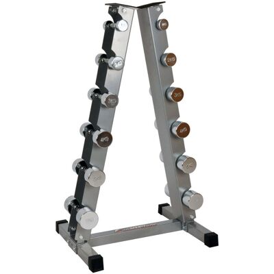 Stojak na hantle inSPORTline RK2076 - 6 par Stojak na hantle inSPORTline RK2076 - 6 par
