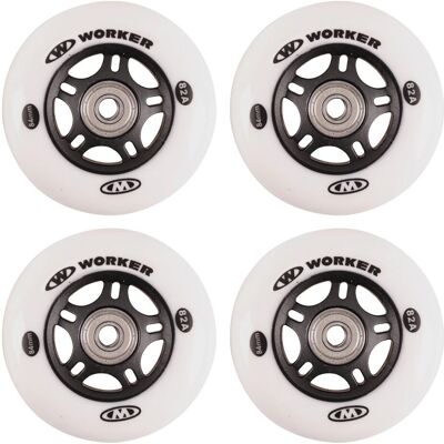 Worker 84mm Inline Skate Kerekek - ABEC-9 Chrome - Szett 4 Worker 84mm Inline Skate Kerekek - ABEC-9 Chrome - Szett 4