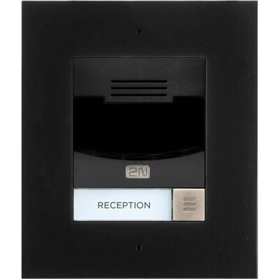 2N Schwarzes IP-Videointercom mit Weitwinkelkamera - IP54 2N Schwarzes IP-Videointercom mit Weitwinkelkamera - IP54