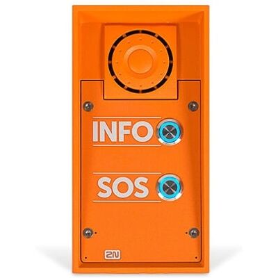 2N IP Safety Orange Türsprechanlage mit Tasten - Sicherheit 2N IP Safety Orange Türsprechanlage mit Tasten - Sicherheit