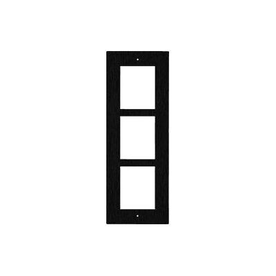 2N Schwarzer Wandmontagerahmen für Intercom - 3 Module 2N Schwarzer Wandmontagerahmen für Intercom - 3 Module