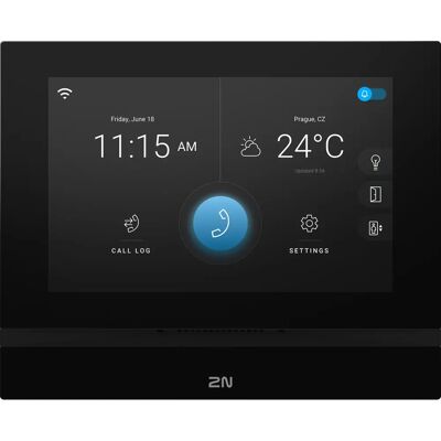 2N - Indoor View - écran 7 pouces - Noir - Interphone 2N - Indoor View - écran 7 pouces - Noir - Interphone