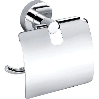 Porte papier toilettes RAV SLEZÁK chromé avec couvercle - 14,2cm - Publicité Porte papier toilettes RAV SLEZÁK chromé avec couvercle - 14,2cm - Publicité
