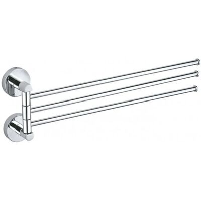 RAV SLEZÁK Porte-serviettes triple rotatif en laiton chromé - Porte-serviettes - Publicité RAV SLEZÁK Porte-serviettes triple rotatif en laiton chromé - Porte-serviettes - Publicité