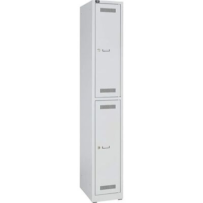 Armoire Bisley Light - 2 Compartiments, Acier, Verrouillable - Publicité Armoire Bisley Light - 2 Compartiments, Acier, Verrouillable - Publicité