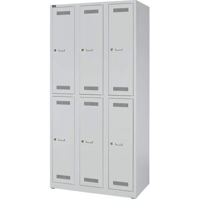 Bisley Lichtschrank Light - 6 Fächer - 90x50x185 cm Bisley Lichtschrank Light - 6 Fächer - 90x50x185 cm