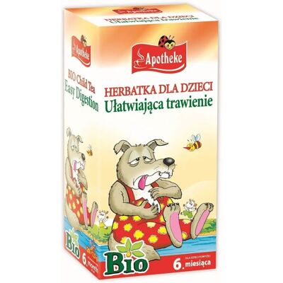 Herbata ziołowa - Organiczne wsparcie trawienia dla dzieci - 20 x 15g Herbata ziołowa - Organiczne wsparcie trawienia dla dzieci - 20 x 15g