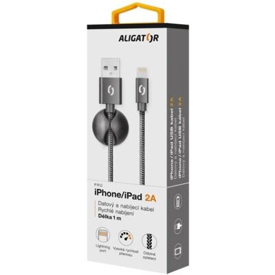 Aligator DATKP04 Handy-Kabel - Schwarz - 1m Aligator DATKP04 Handy-Kabel - Schwarz - 1m