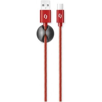 Câble USB Aligator DATKP12 - 1m, USB A à USB C, Rouge, USB 2.0 - Publicité Câble USB Aligator DATKP12 - 1m, USB A à USB C, Rouge, USB 2.0 - Publicité
