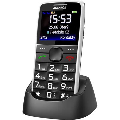Aligator A675 Senior Mobiltelefon - 2,2" TFT, SOS, Radio Aligator A675 Senior Mobiltelefon - 2,2" TFT, SOS, Radio