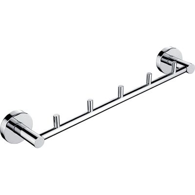 NIMCO Unix - Gancio porta asciugamani cromato con 5 ganci - Accessorio bagno NIMCO Unix - Gancio porta asciugamani cromato con 5 ganci - Accessorio bagno