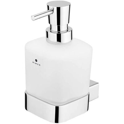 Dispenser de săpun NIMCO Kibo Opal/Chrome pentru montare pe perete - Dispenser de săpun Dispenser de săpun NIMCO Kibo Opal/Chrome pentru montare pe perete - Dispenser de săpun