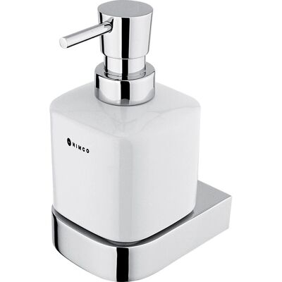 NIMCO Nikau - Dispensator de săpun lichid din ceramică - Montare pe perete - 250ml NIMCO Nikau - Dispensator de săpun lichid din ceramică - Montare pe perete - 250ml