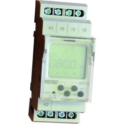 ROSE SHT-1/UNI 1 Timer - DIN-Schiene, 16A, 24V/DC, 250V/AC, Tägliche & Wöchentliche Programme ROSE SHT-1/UNI 1 Timer - DIN-Schiene, 16A, 24V/DC, 250V/AC, Tägliche & Wöchentliche Programme
