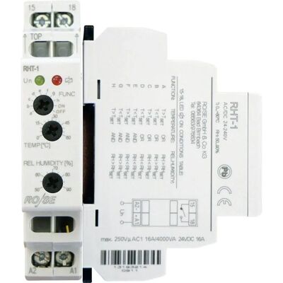 Hygro-thermostat Rose LM RHT-1 pour armoire électrique - Publicité Hygro-thermostat Rose LM RHT-1 pour armoire électrique - Publicité
