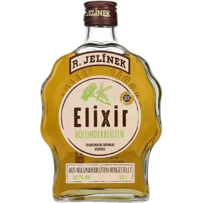 R. Jelínek Élixir de Fleur de Sureau - Spiritueux, 14,7% Vol., 0,5l - Publicité R. Jelínek Élixir de Fleur de Sureau - Spiritueux, 14,7% Vol., 0,5l - Publicité