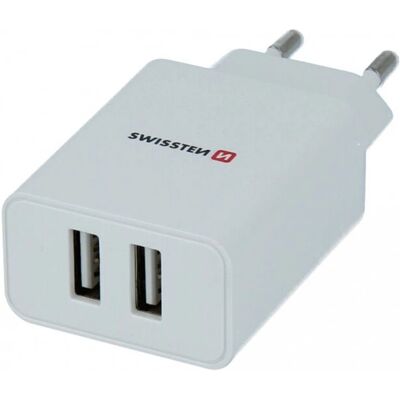 Swissten Podróż Smart 2x USB 2.1A - Ładowarka USB Swissten Podróż Smart 2x USB 2.1A - Ładowarka USB