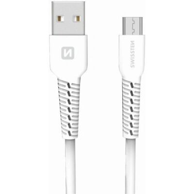 Kabel USB Swissten 71505521 - 1 m - USB A do Micro-USB A - Biały Kabel USB Swissten 71505521 - 1 m - USB A do Micro-USB A - Biały