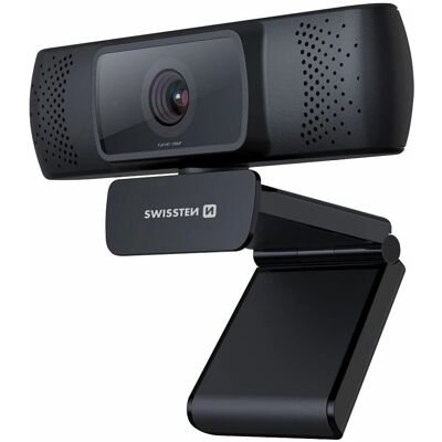 Webcam Full HD com Microfone - Web Camera - Preto Webcam Full HD com Microfone - Web Camera - Preto
