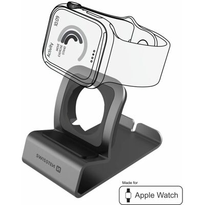 Suporte de Carregador Apple Watch - Alumínio Cinza Suporte de Carregador Apple Watch - Alumínio Cinza