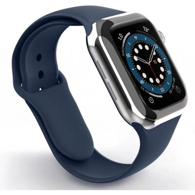 Swissten Navy Silikonarmband für Apple Watch 38-40mm - Uhrenarmband Swissten Navy Silikonarmband für Apple Watch 38-40mm - Uhrenarmband