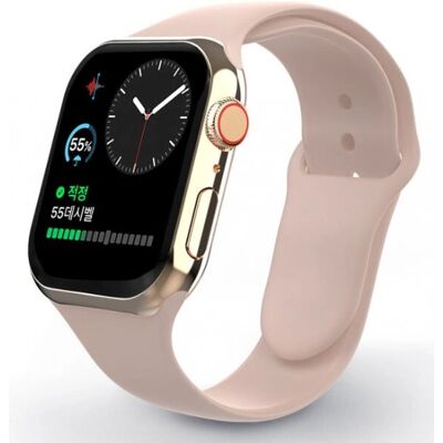 Swissten Silikonband für Apple Watch 42-44 mm Pink Sand - Uhrenarmband Swissten Silikonband für Apple Watch 42-44 mm Pink Sand - Uhrenarmband