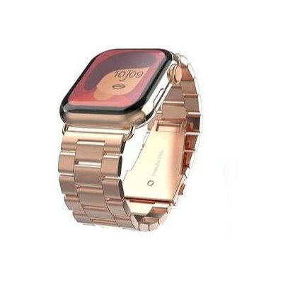 Pulseira de metal Swissten para Apple Watch 42-44mm Dourado Rosa - Pulseira Pulseira de metal Swissten para Apple Watch 42-44mm Dourado Rosa - Pulseira