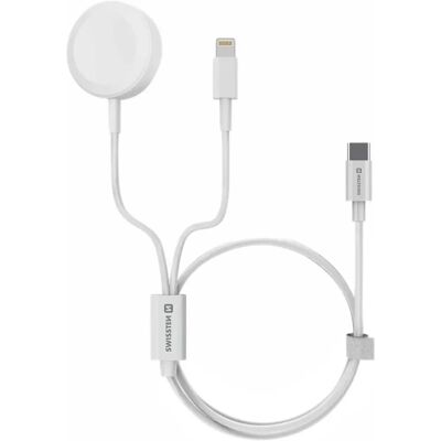 Swissten 1,2 m USB-C Kabel für Apple Watch & iPhone - Schnelles Laden Swissten 1,2 m USB-C Kabel für Apple Watch & iPhone - Schnelles Laden
