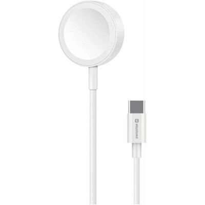 Swissten 22055512 Magnetisches USB-C-Ladegerät für Apple Watch - Weiß Swissten 22055512 Magnetisches USB-C-Ladegerät für Apple Watch - Weiß